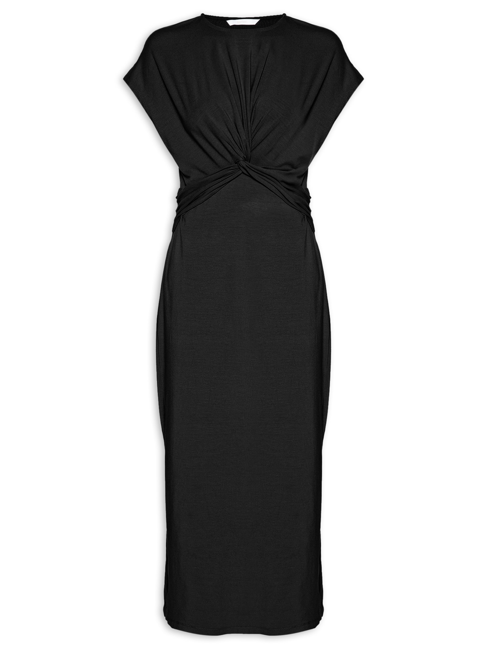 Vestido Malha Modal Preto Lez A Lez