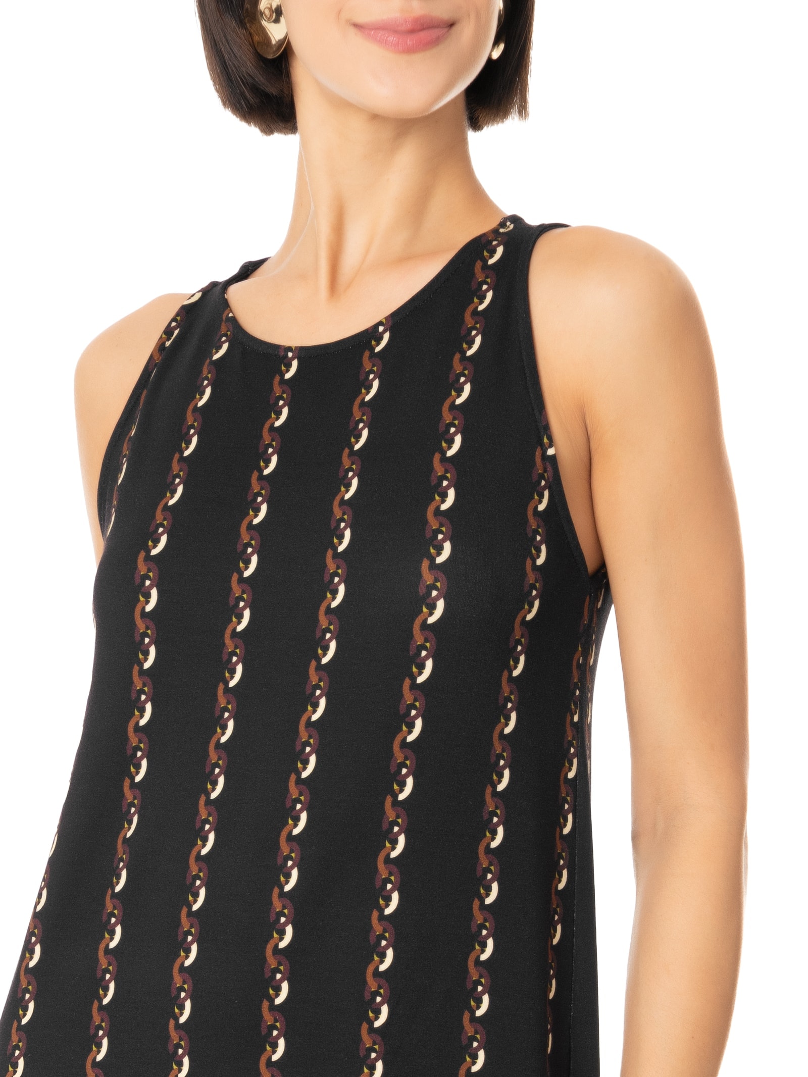 Vestido Malha Moletom Mvs Preto Lez A Lez