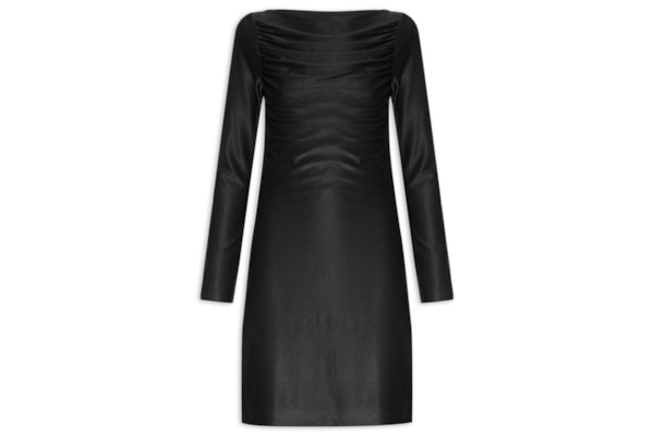 Vestido Malha New Stardust - Preto