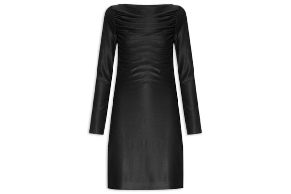 Vestido Malha New Stardust - Preto