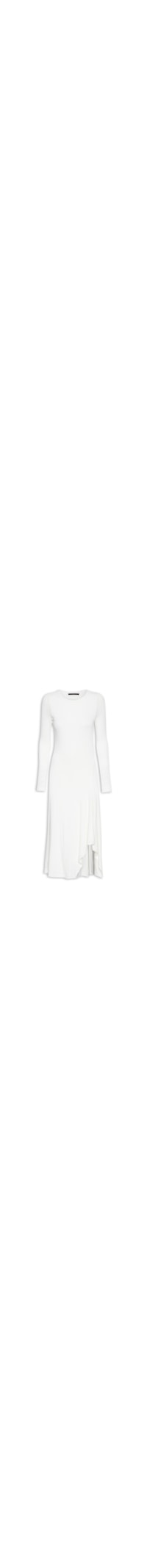 Vestido Malha Recortes - Off White