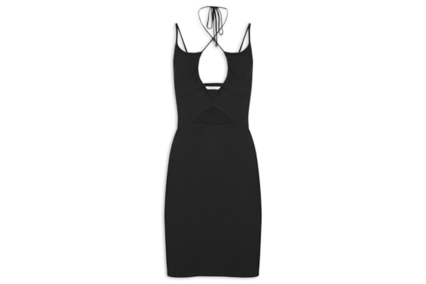Vestido Malha Tricot - Preto 