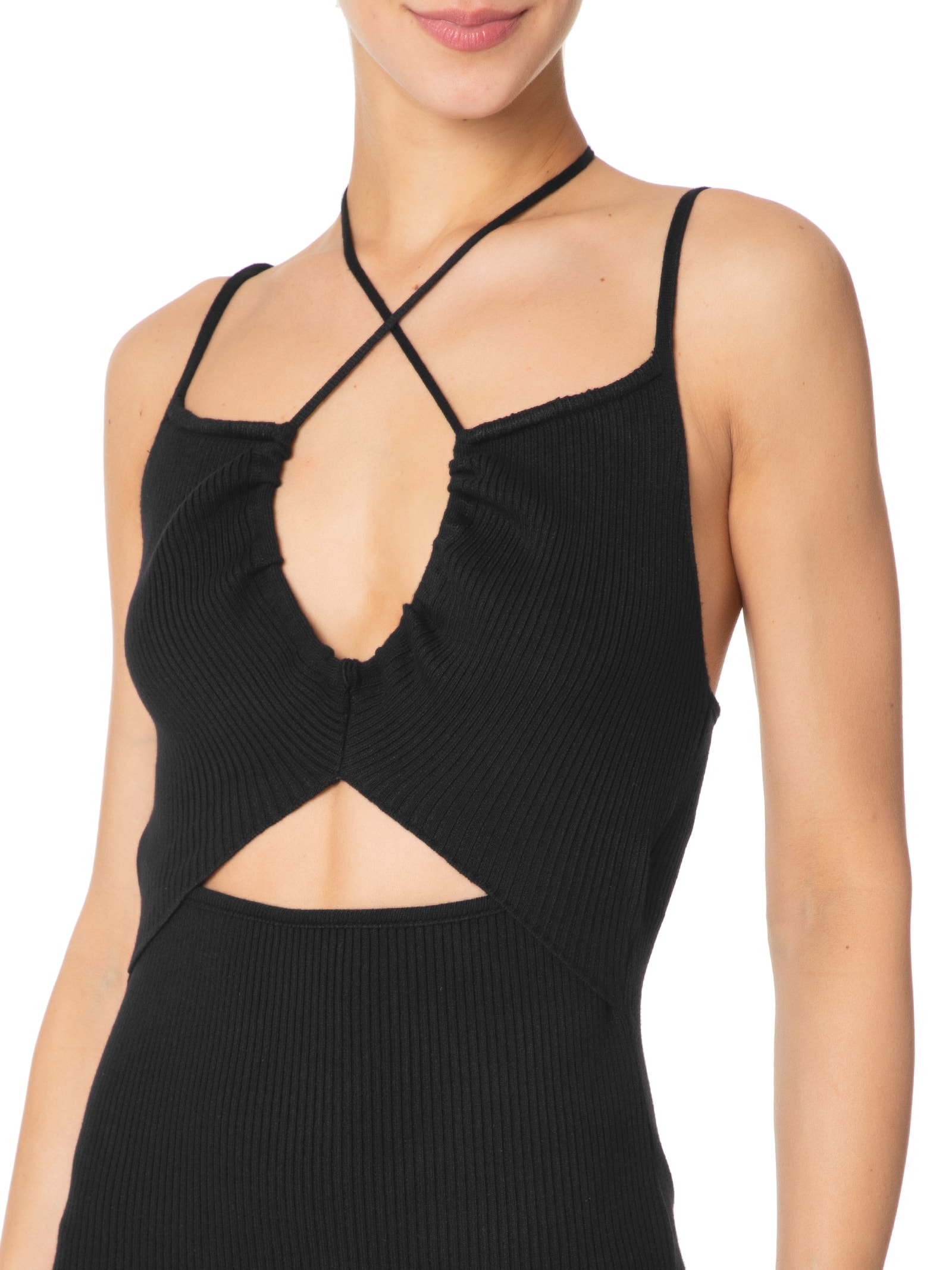 Vestido Malha Tricot Preto  Lez A Lez