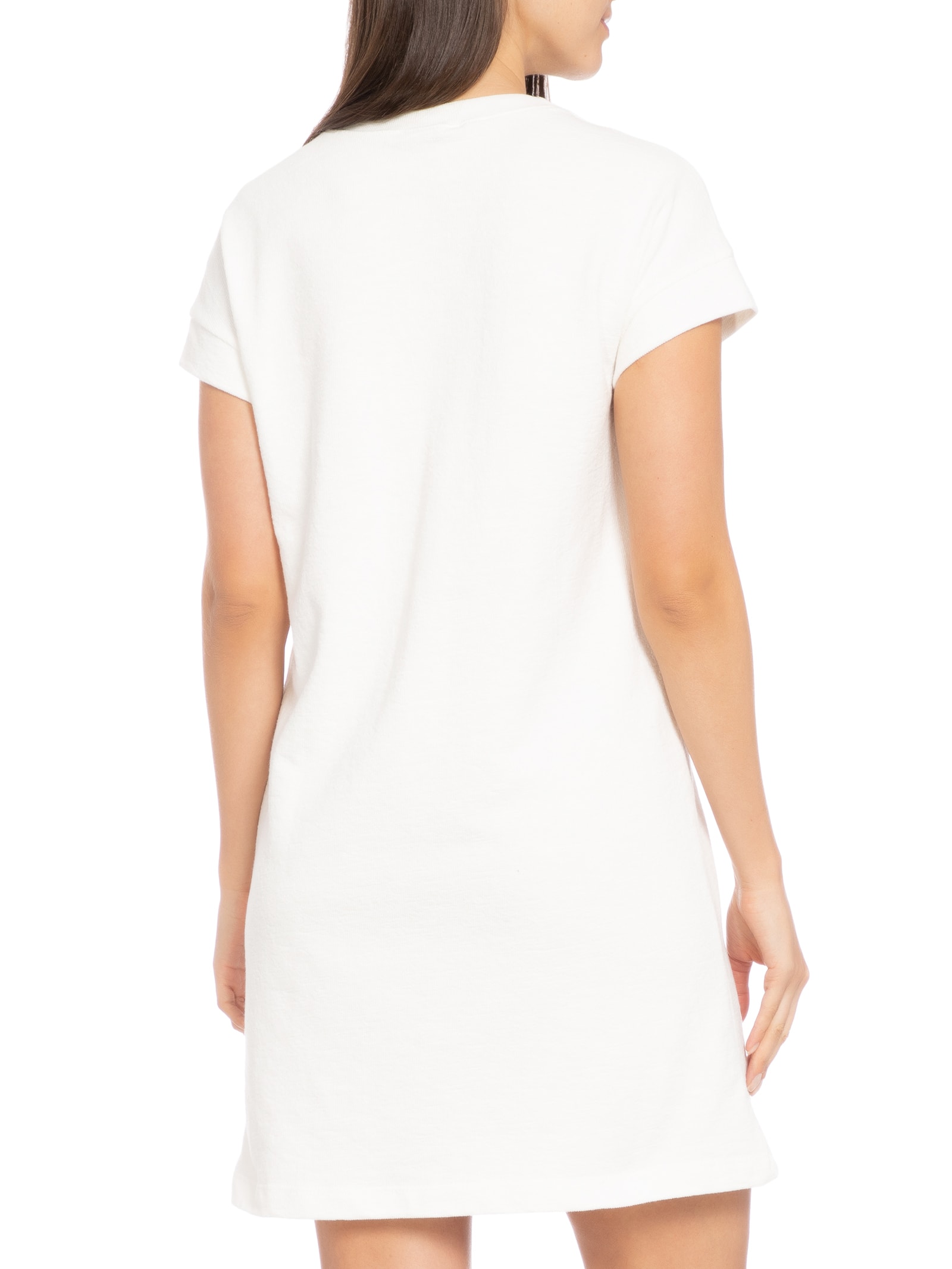 Vestido Manga Curta Com Bolso Bege  Hering