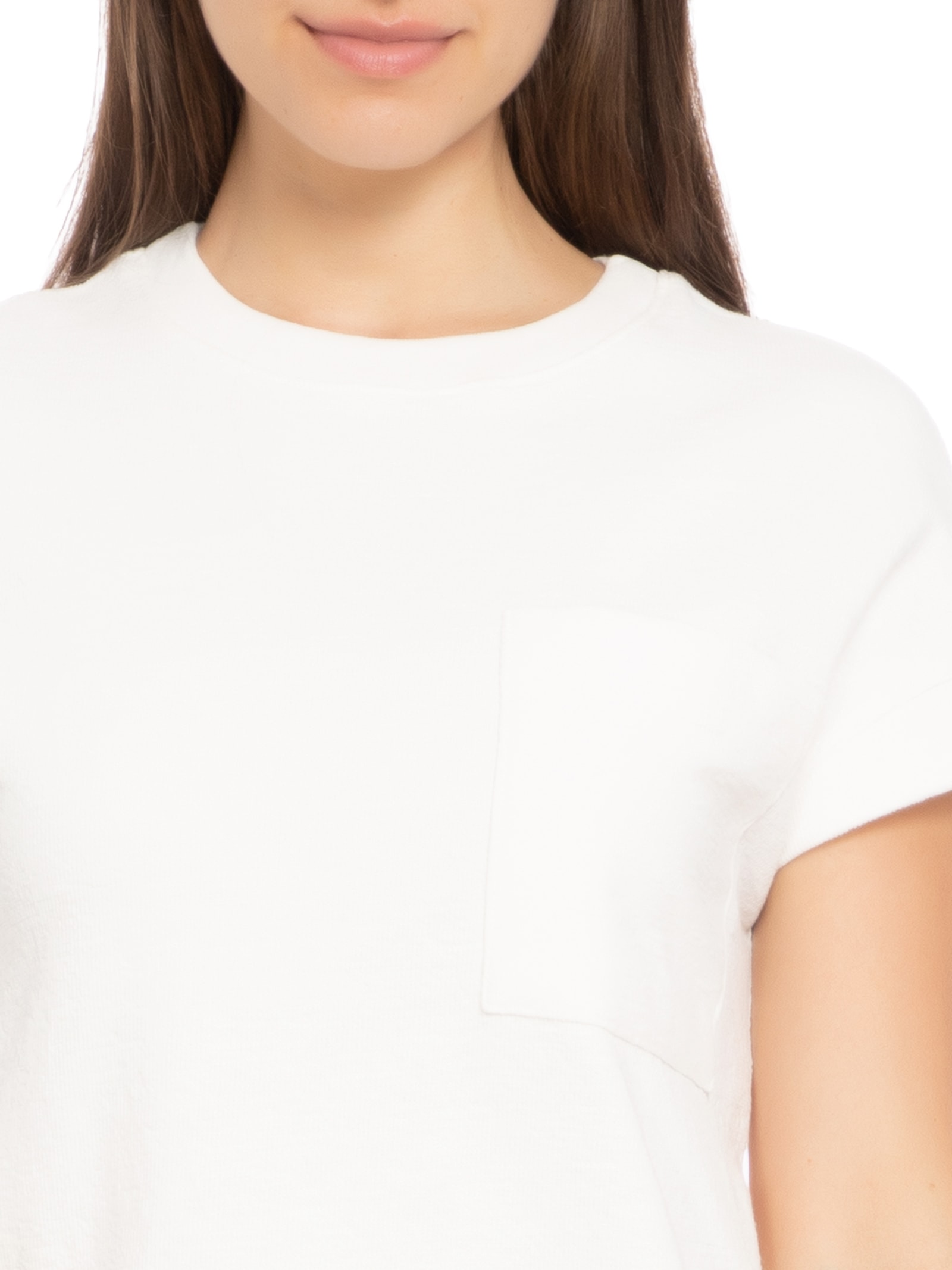 Vestido Manga Curta Com Bolso Bege  Hering