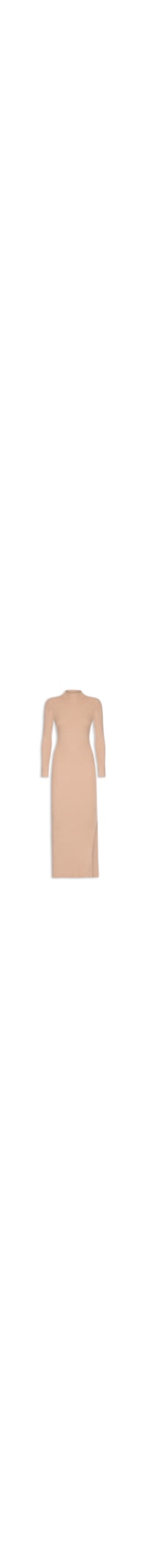 Vestido Manga Longa - Bege