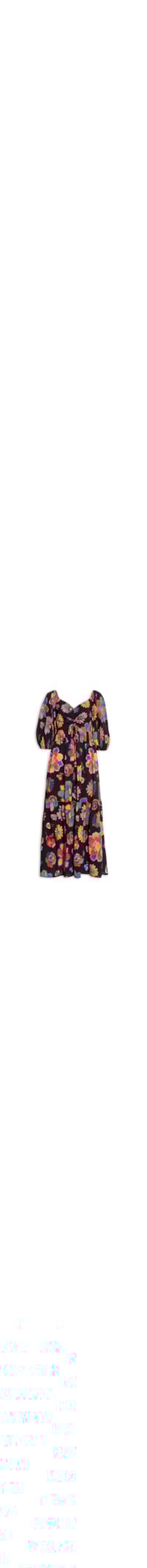 Vestido Manga Longa Lene - Preto