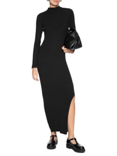 Vestido Manga Longa - Preto by BASIQ