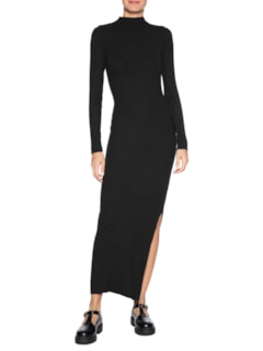 Vestido Manga Longa - Preto by BASIQ
