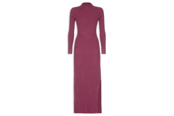 Vestido Manga Longa - Vermelho