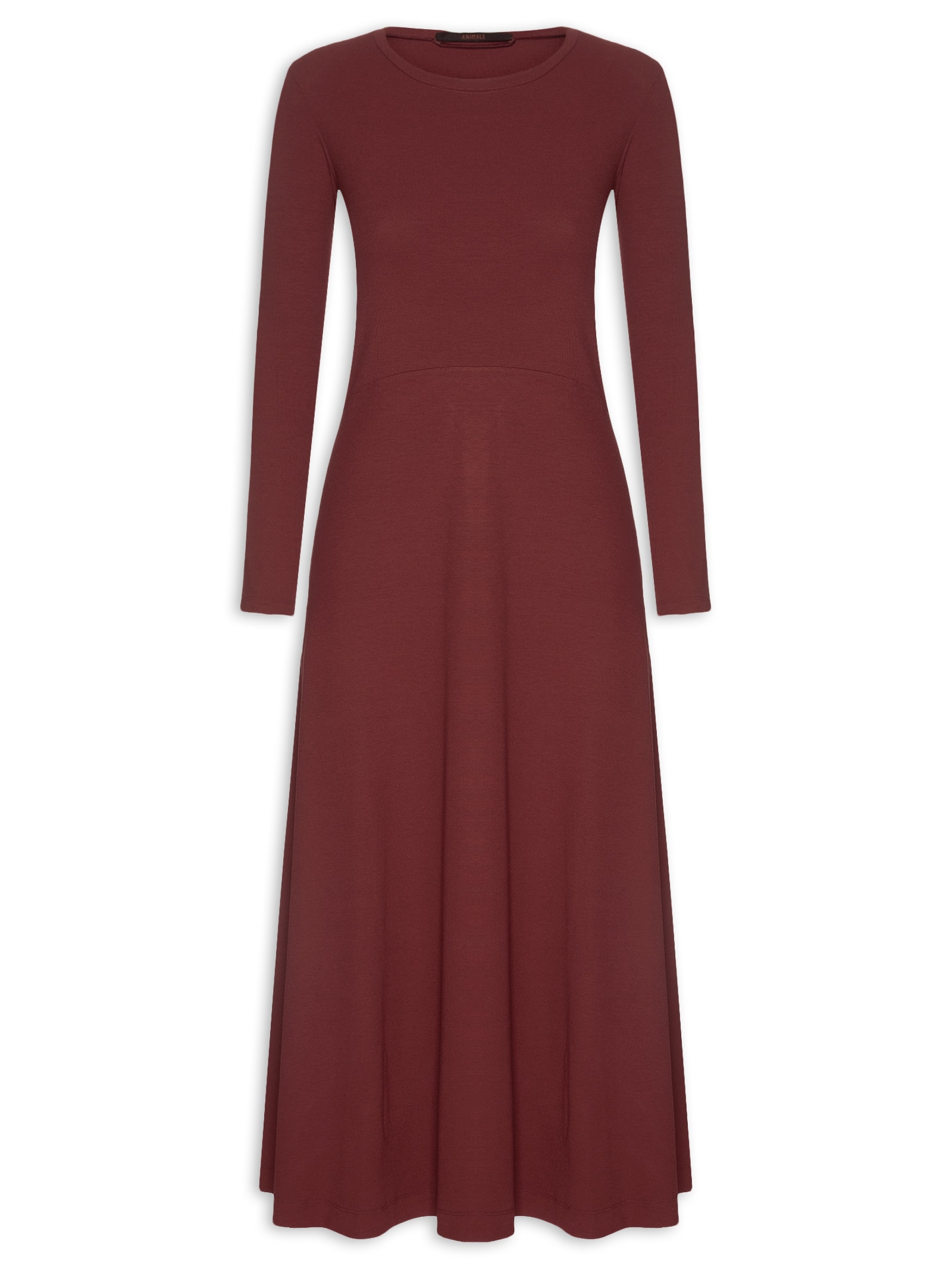 Vestido Manga Longa Vermelho Wing Vermelho Animale