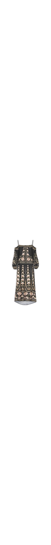 Vestido Manga Nikita - Preto