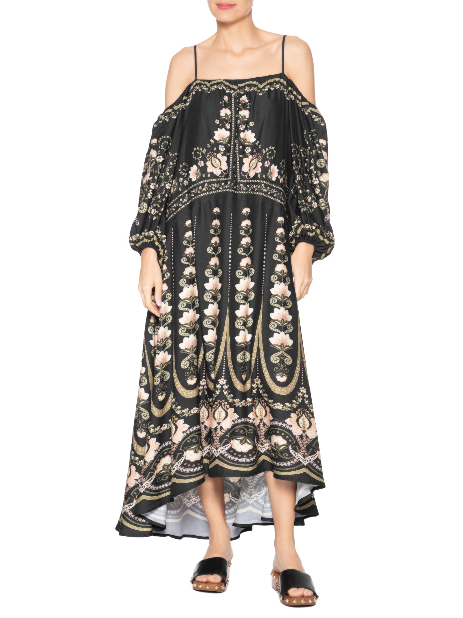 Vestido Manga Nikita Preto Farm