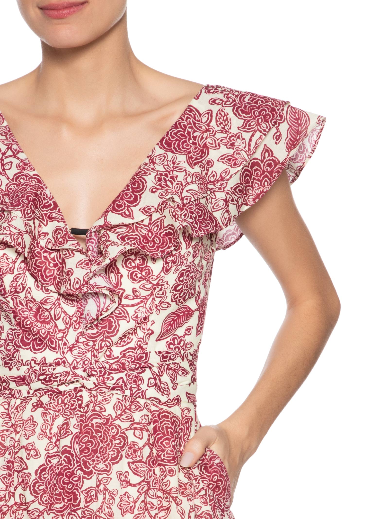 Vestido Manga Patrícia Vermelho Le Lis