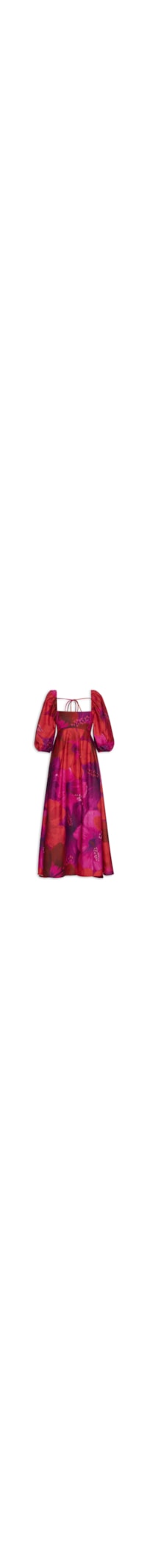 Vestido Manga Thalia - Rosa