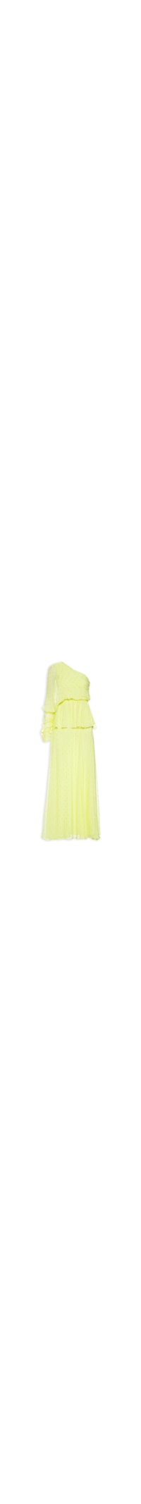 Vestido Manu Poá Lurex - Amarelo