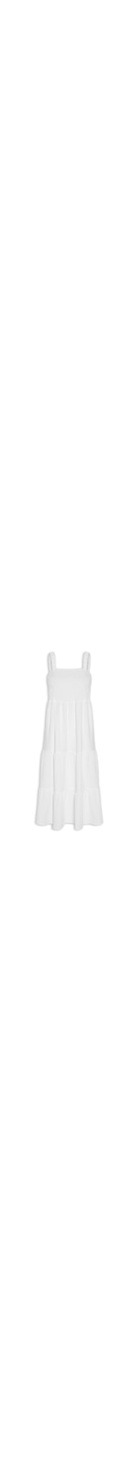 Vestido Marias Franzido - Branco