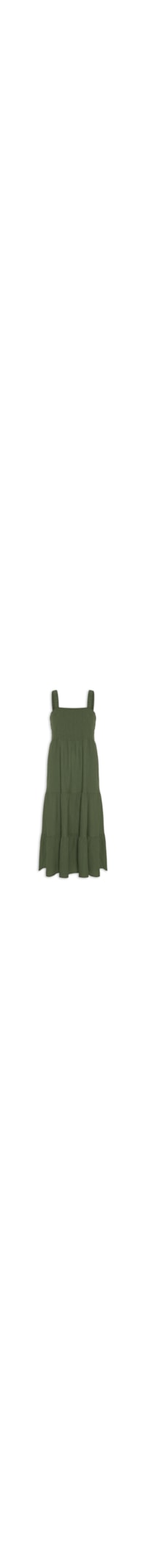 Vestido Marias Franzido - Verde