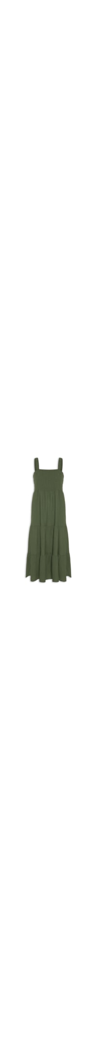 Vestido Marias Franzido - Verde