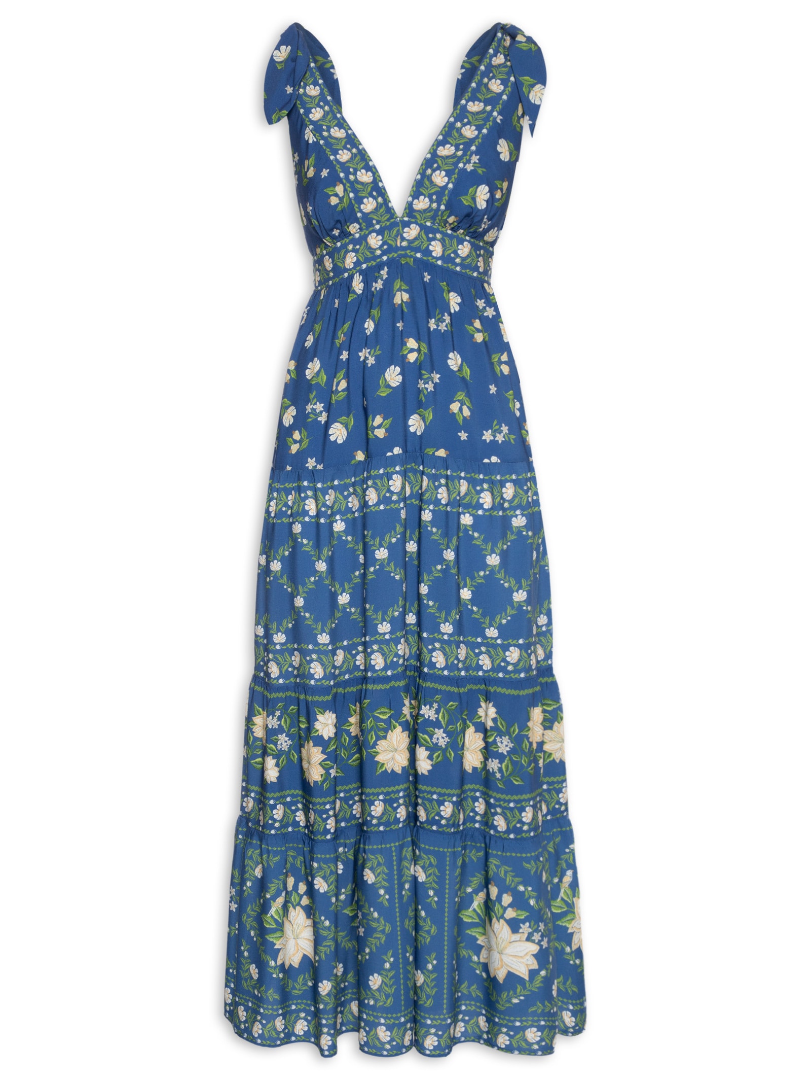 Vestido Marias Jardim de Azaleas – Azul Farm
