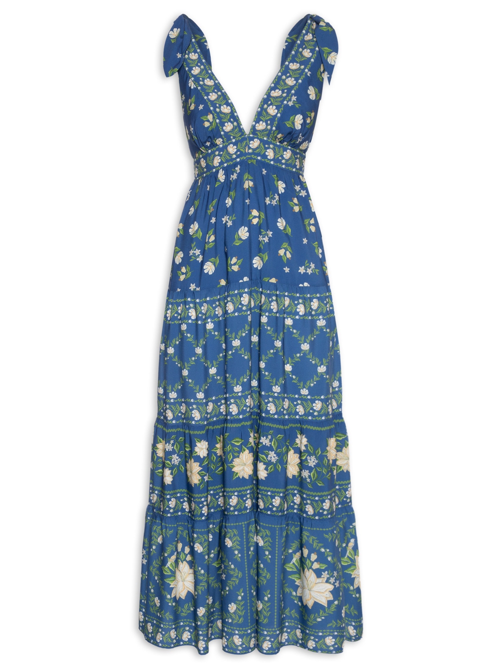 Vestido Marias Jardim de Azaleas – Azul Farm
