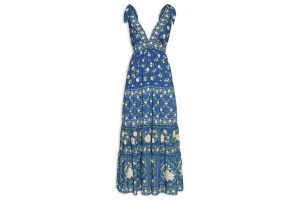 Vestido Marias Jardim de Azaleas – Azul