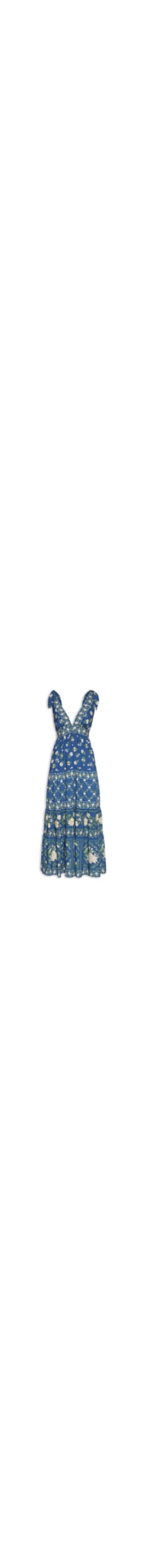 Vestido Marias Jardim de Azaleas – Azul