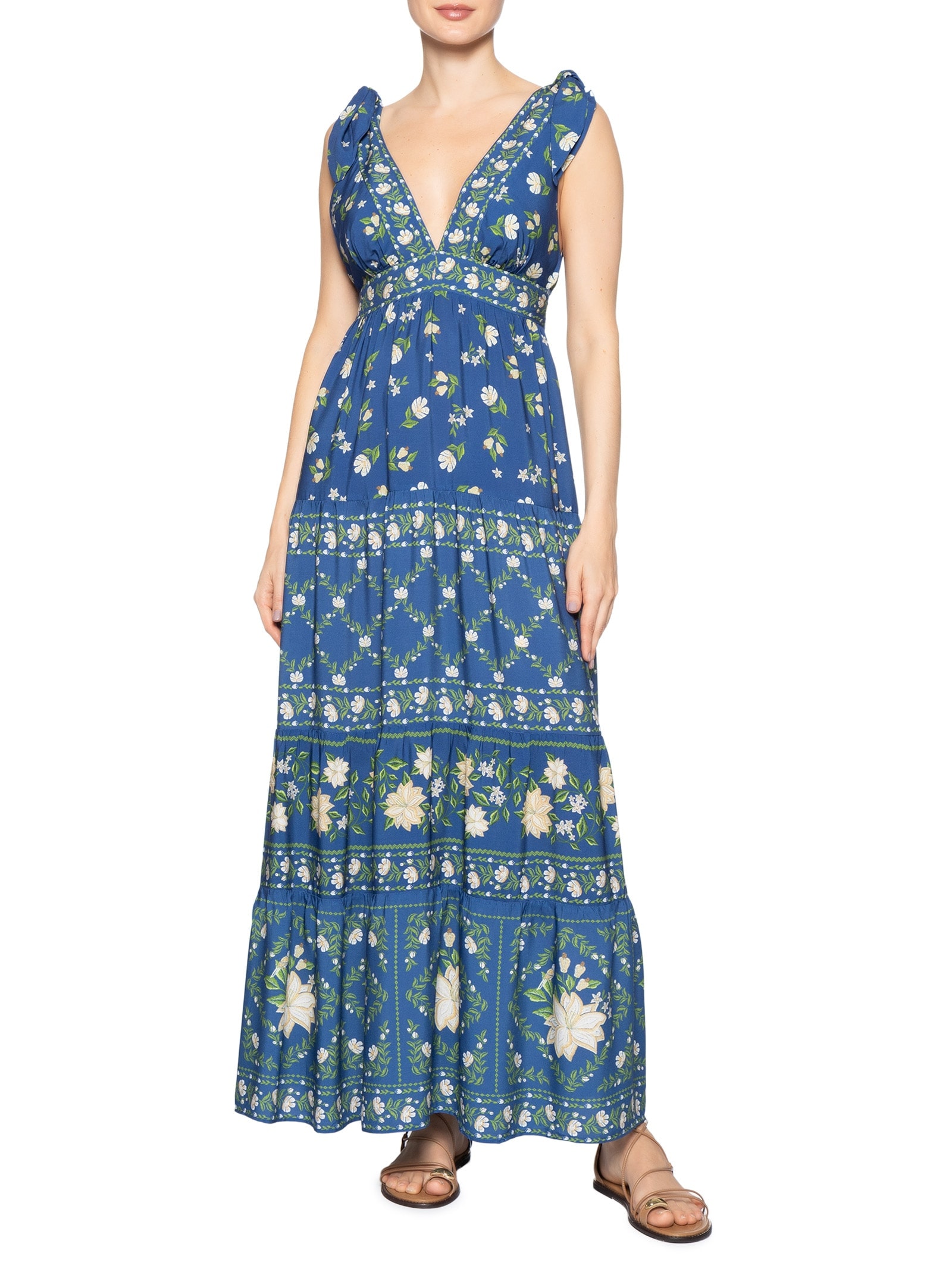 Vestido Marias Jardim de Azaleas – Azul Farm