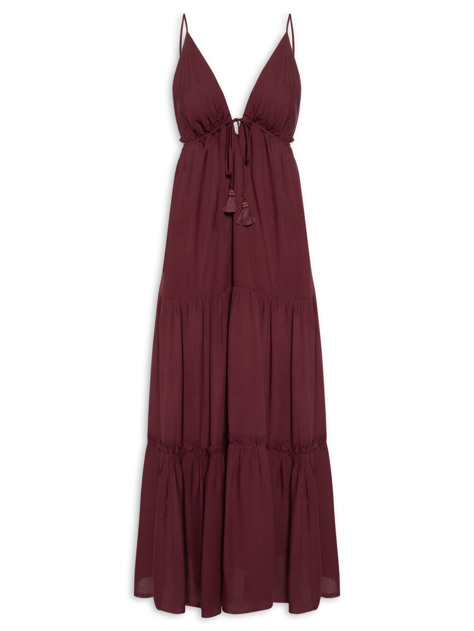 Vestido Marias Marrom Dress To