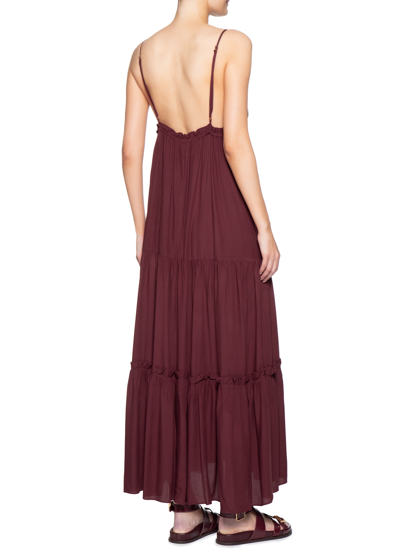 Vestido Marias Marrom Dress To
