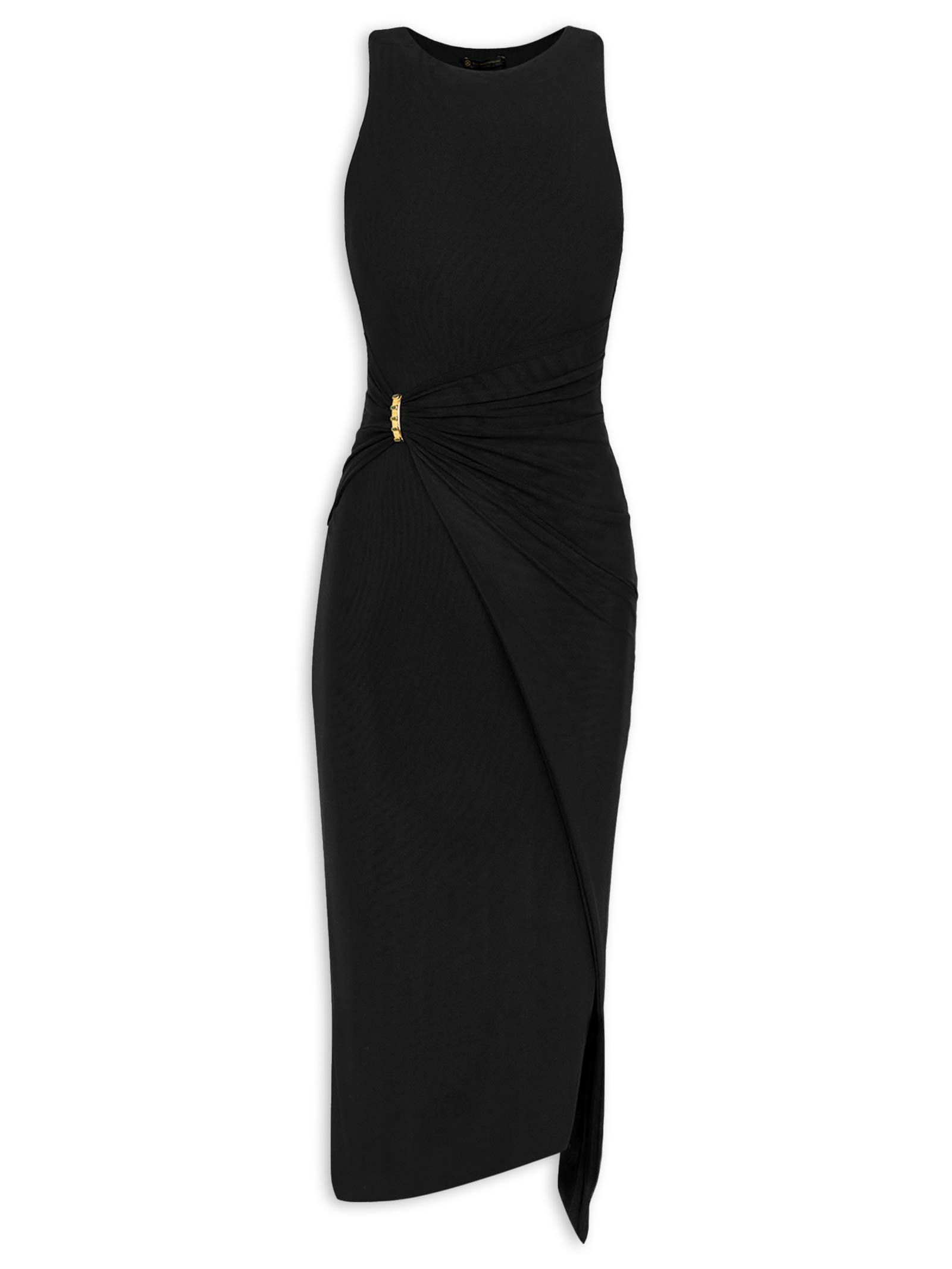 Vestido Md Catalina Det Preto Vix