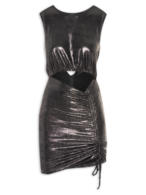 Vestido Metalizado – Prata