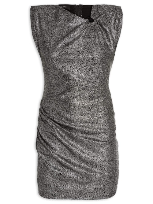 Vestido Metalizado – Prata