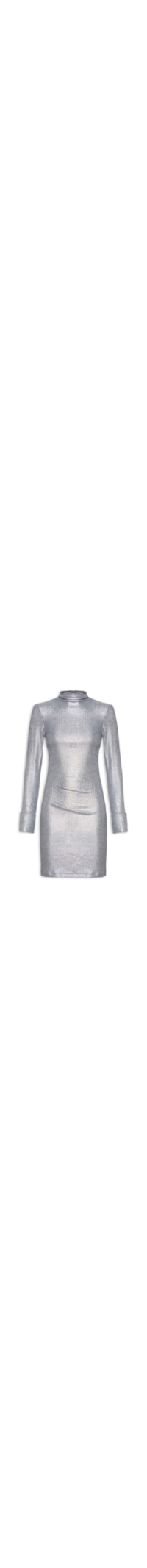 Vestido Metalizado - Prata