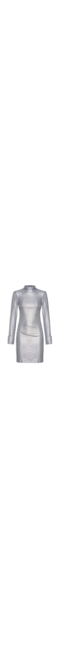 Vestido Metalizado - Prata