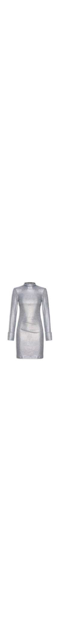 Vestido Metalizado - Prata