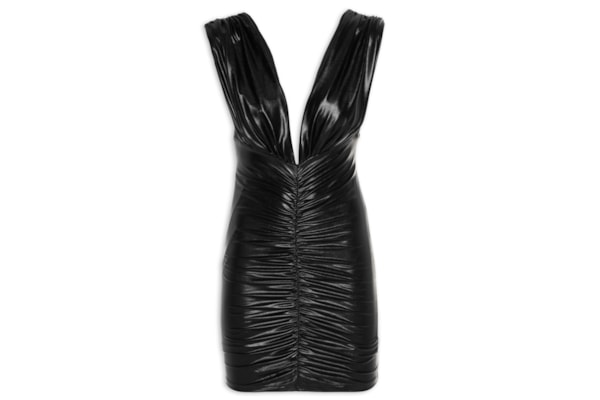 Vestido Metalizado - Preto