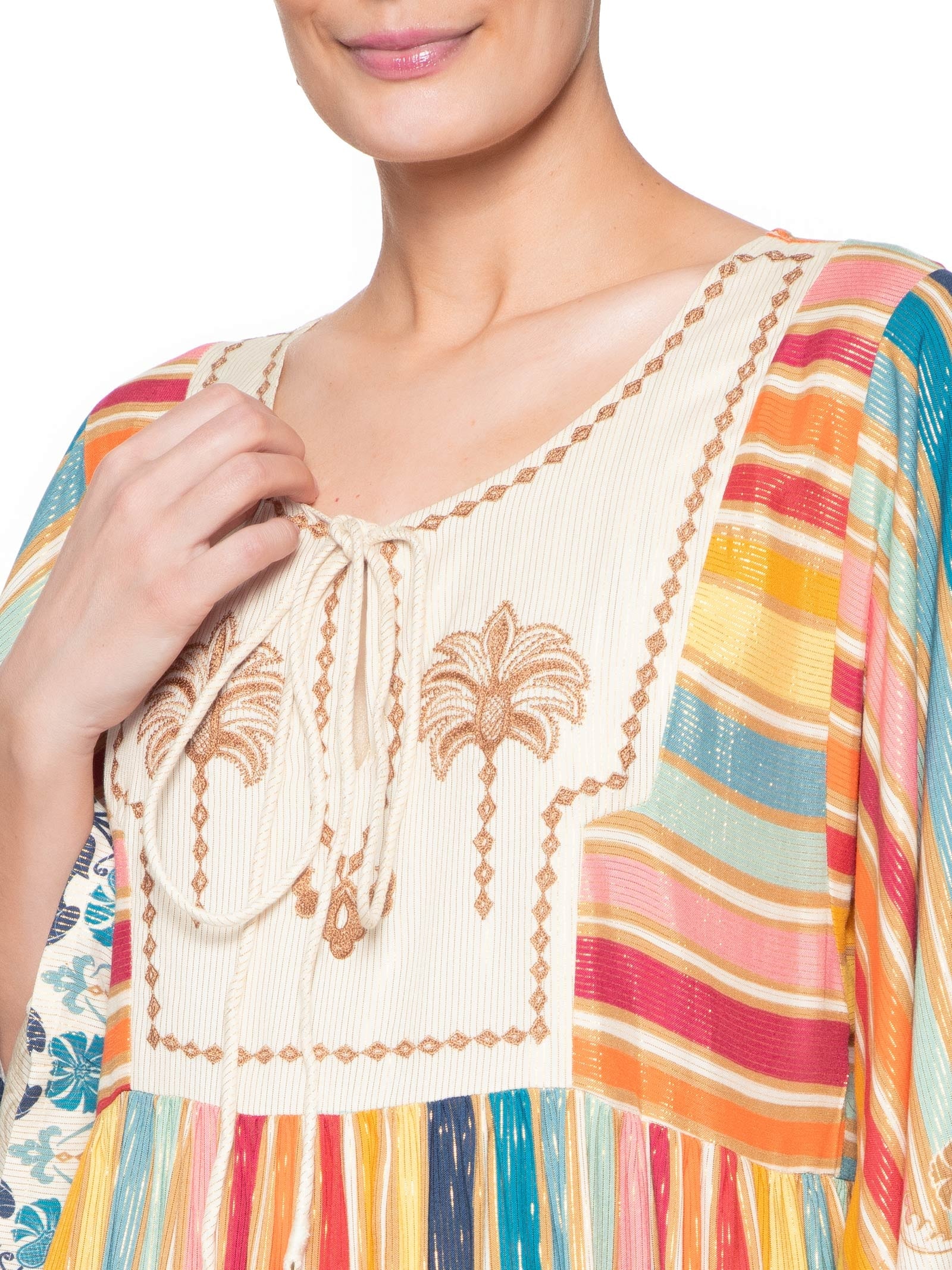 Vestido Midi Abacaxi Deco Rosa Farm