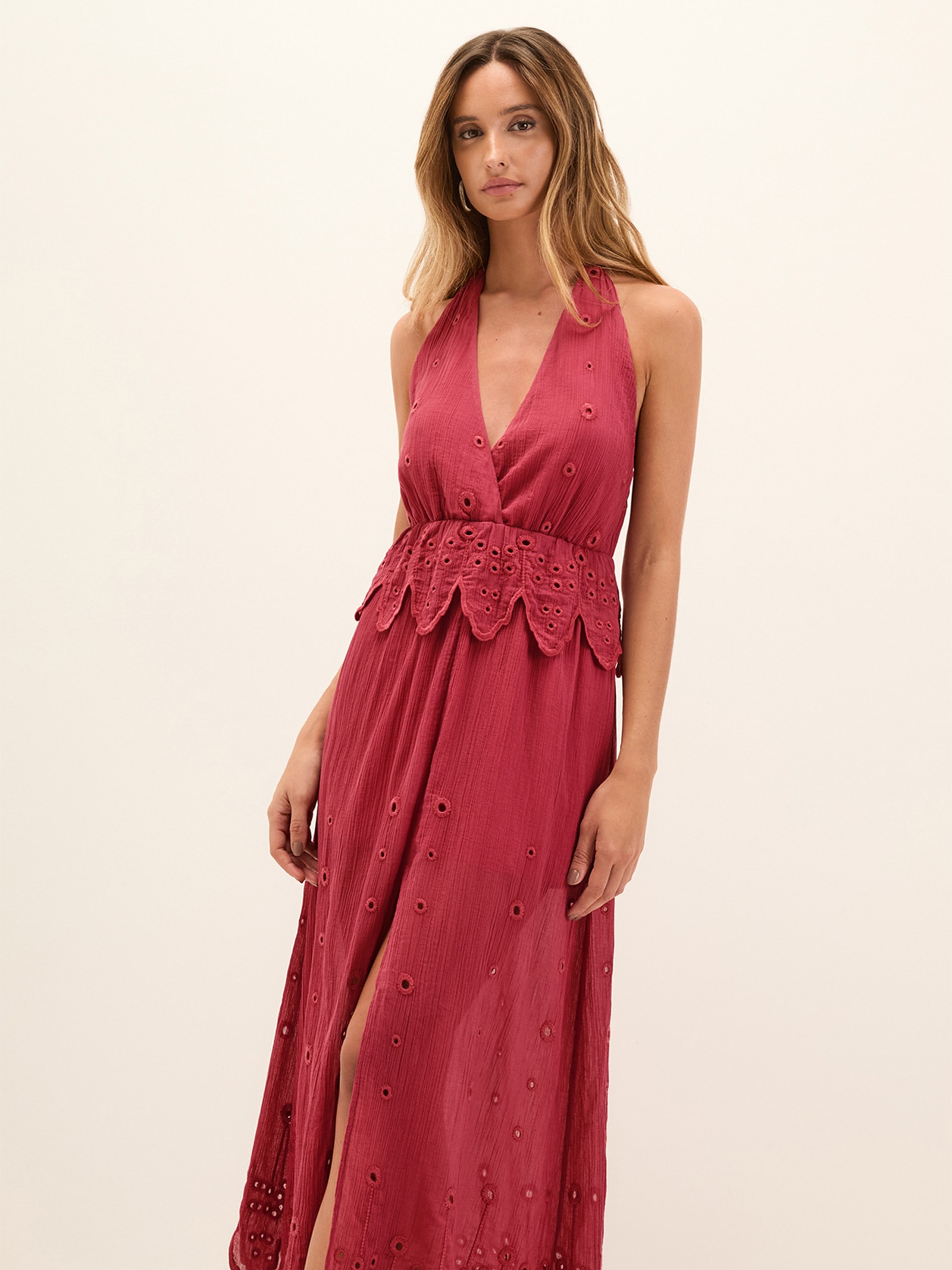 Vestido Midi Addison Vermelho Vix