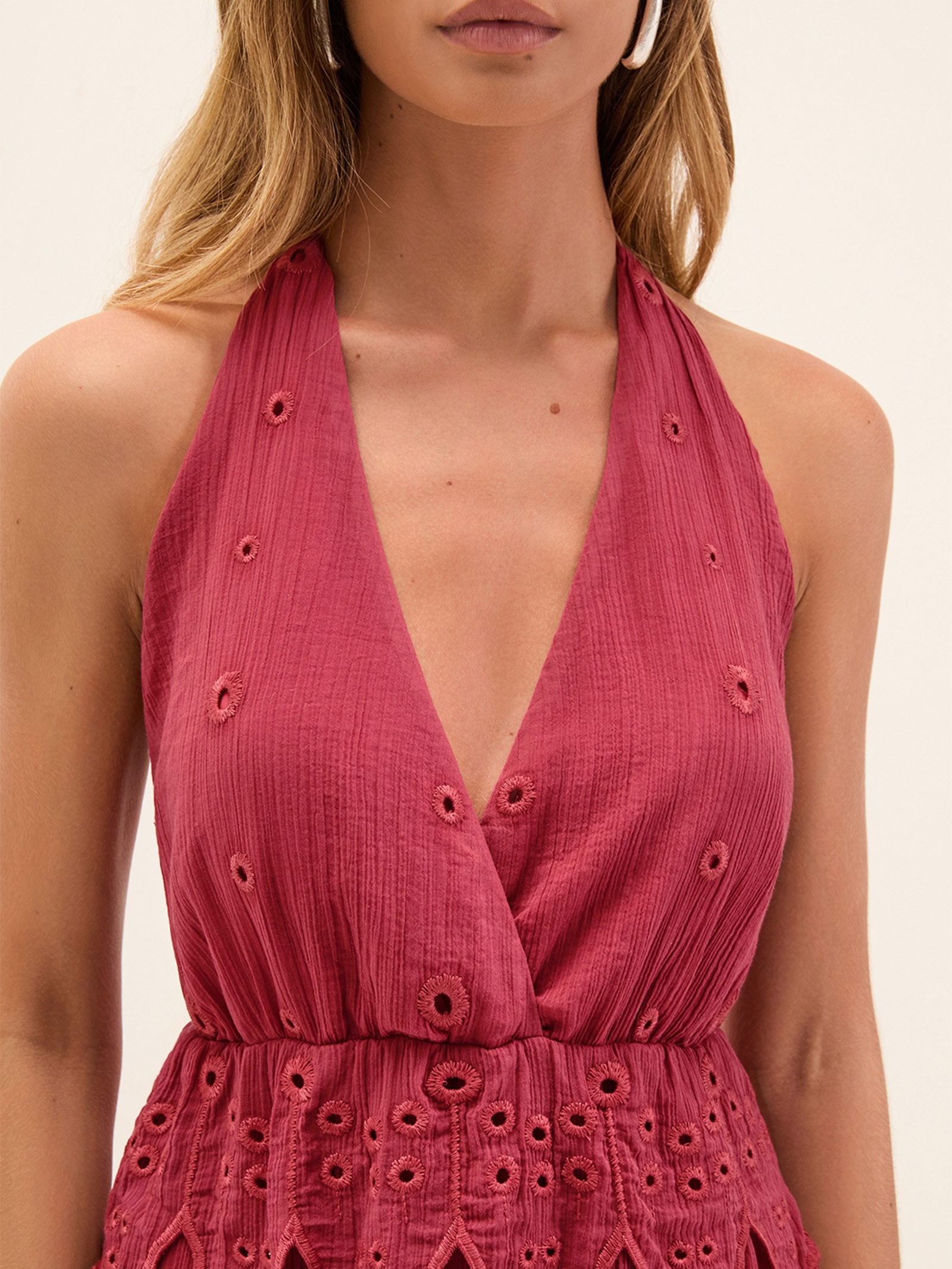 Vestido Midi Addison Vermelho Vix