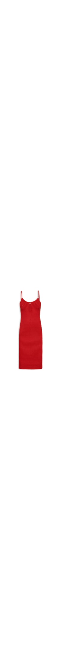Vestido Midi Ajustado - Vermelho
