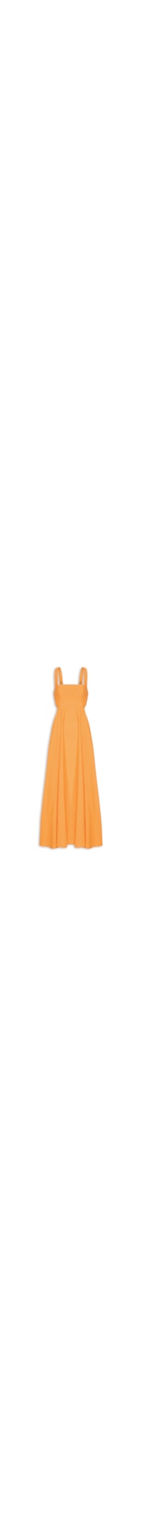 Vestido Midi Alças - Laranja