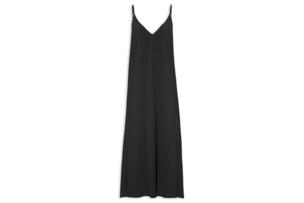 Vestido Midi Alças Superlight - Preto
