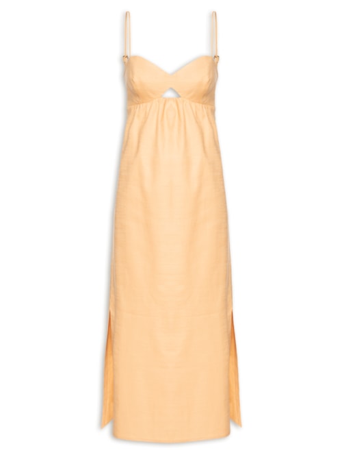 Vestido Midi Alcinha – Amarelo