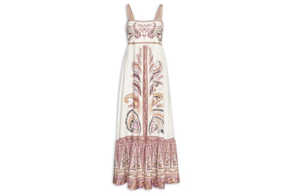 Vestido Midi Ananda - Rosa