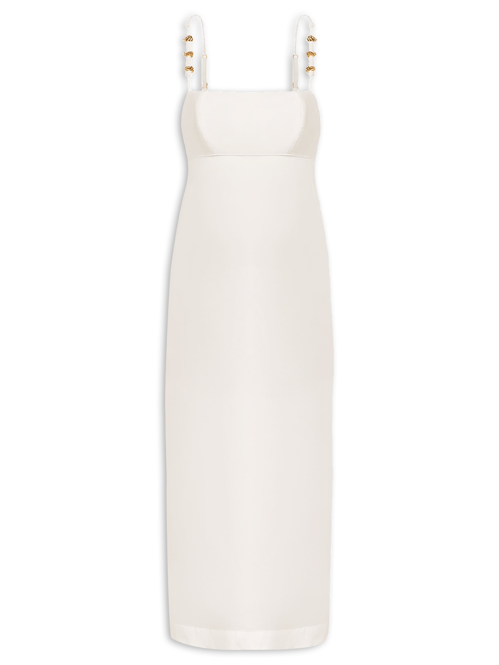 Vestido Midi Antonie Det – Branco Vix