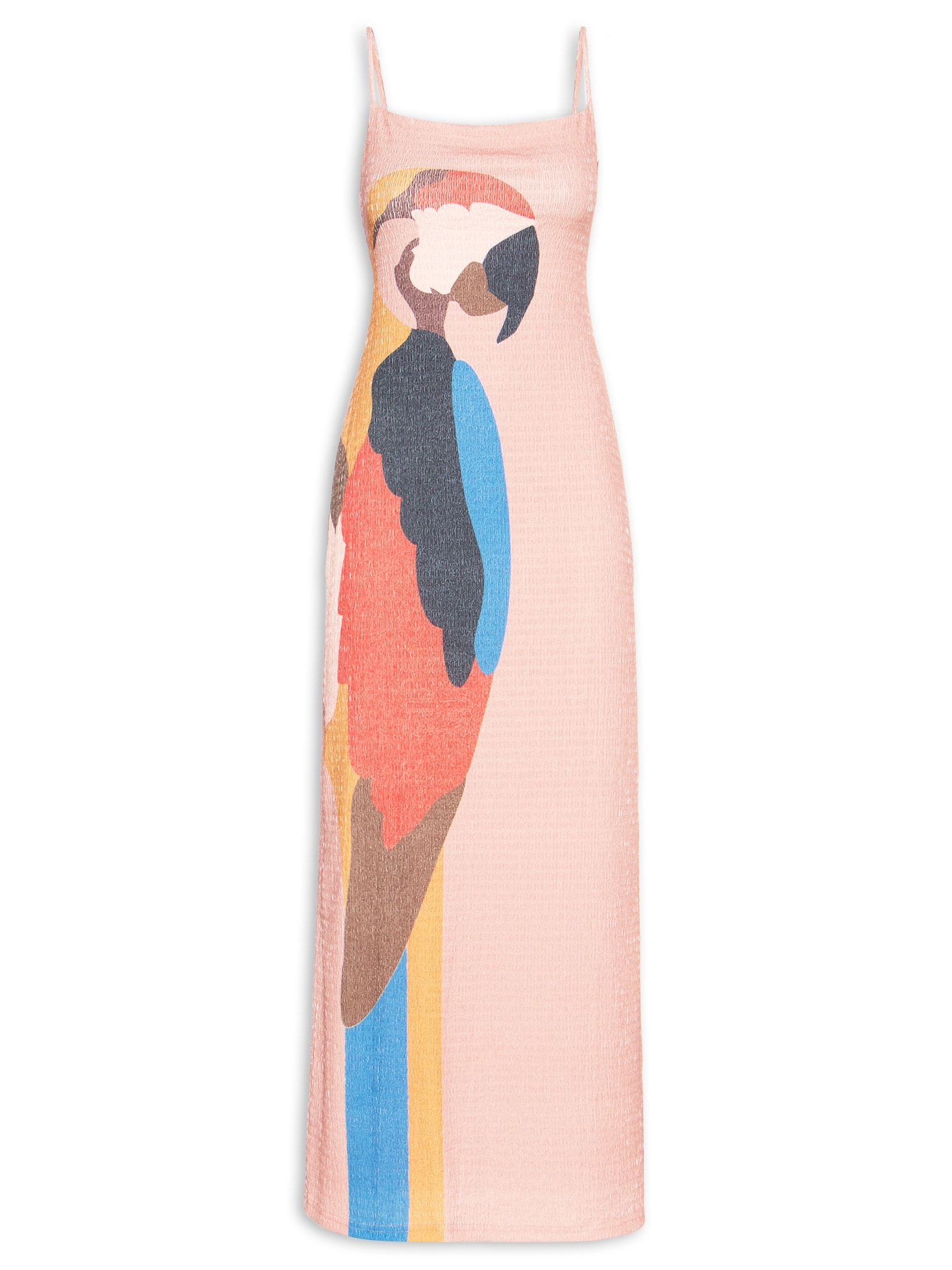Vestido Midi Araraquara Importado Rosa Farm
