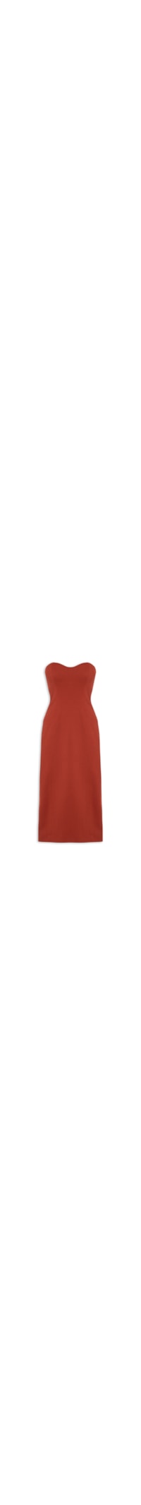 Vestido Midi Aro Textura - Vermelho
