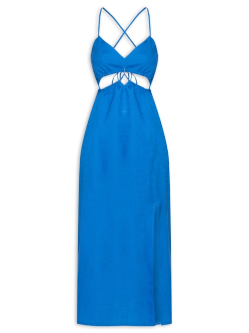 Vestido Midi – Azul