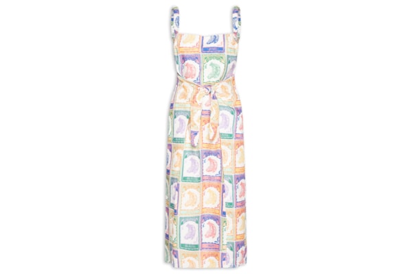Vestido Midi Banana Selo - Bege